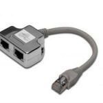 SDOPPIATORE SCHERMATO 5E 2 LINEE RJ45 (DN-93904)