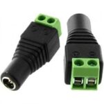 CONNETTORE DC FEMMINA A VITE PER ALIM. TELEC. CONF. 10PZ (CV-HEAD-DC-F)