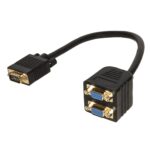 CAVO SPLITTER VGA 1 CON MASCHIO E 2 FEMMINA VGA (LKADAT06)