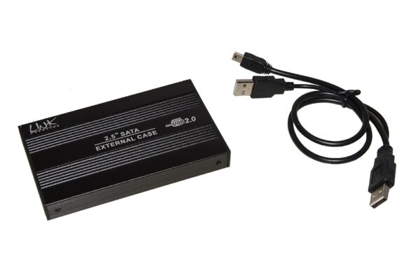 BOX ESTERNO PER HD 2,5" SATA USB 2.0 (LKBOX252) NERO