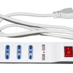 MULTIPRESA 4 POSTI + USB (LKMP04USB)