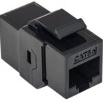 ACCOPPIATORE MODULO KEYSTONE JACK RJ45 CAT.6E NERO (NW-KU6P-BK)