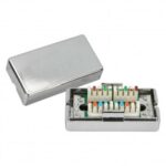 BOX DI GIUNZIONE IN METALLO CAT.6 SILVER (NW-MBJS6-SL)