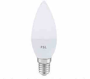LAMPADA LED CANDELA C37 E14 5.5W 3000K LUCE CALDA (FLC37B6W30K14)