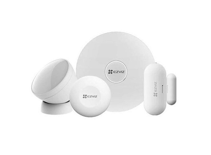 KIT ALLARME A3 - CENTRALINA SENSORE PIR APERTURA/CHIUSURA PULSANTE ZIGBEE (EZVCSB1)