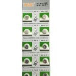 BATTERIE BOTTONE MINI 1.55V AG1 LR621 364 G4 ALKALINE (10 PEZZI)