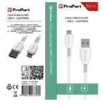 CAVO LIGHTNING - USB TIPO-A PP1LT570W (EAL100) 1MT BIANCO
