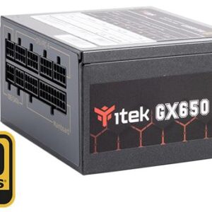 ALIMENTATORE MICRO STX GX650 EVO 650 WATT (ITPSEGX650) 80 PLUS GOLD MODULARE SFX