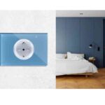 PRESA INTELLIGENTE SMART OIT PLUS AZZURRO - IN VETRO (OSW2ITC) WIFI