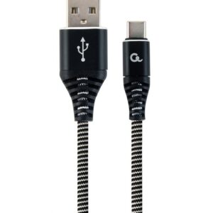CAVO DATI E RICARICA CC-USB2B-AMCM-1M-BW USB TYPE-C 1M NERO/BIANCO