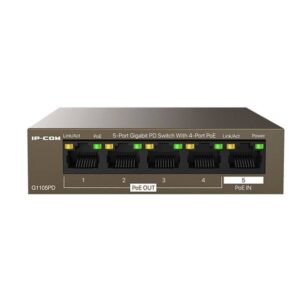 SWITCH 5 PORTE GIGABIT PD - 4 PORTE POE OUT - 1 PORTA POE IN (G1105PD)