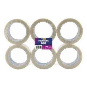 NASTRO ADESIVO 50MM X 66MT IN PPL - SYLENE - TRASPARENTE (6 PEZZI)