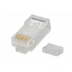CONNETTORE PLUG RETE RJ45 8P CAT.6 UTP (CONF. 100PZ) (CV-LAN-027A)