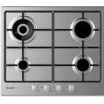 PIANO COTTURA A GAS TIMELESS 60CM - 4 FUOCHI - INOX (CHW6BR4WX)