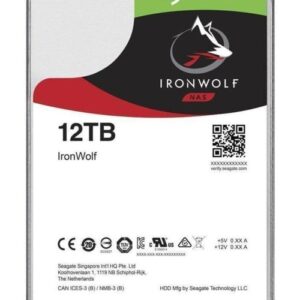 HARD DISK 12 TB IRONWOLF SATA 3 3.5" NAS (ST12000VN0008)