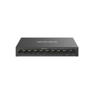 SWITCH RETE 8 PORTE 10/100 + 2 PORTE GIGABIT MS110CP POE+