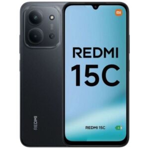 SMARTPHONE REDMI 15C 4+256GB MIDNIGHT BLACK NERO 4G DUAL SIM