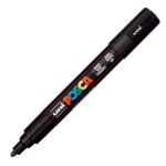 PENNARELLO MARCATORE POSCA MEDIO NERO PM-5 - 1 PEZZO SINGOLO