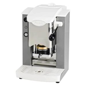 MACCHINA DA CAFFE' A CIALDE PLAST SLOT INOX GRIGIO ABS SILVER/BIANCO (SIGRIBBASOTT)