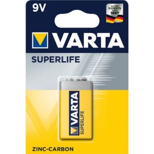 BATTERIA SUPER HEAVY 9V SUPERLIFE (6F22)