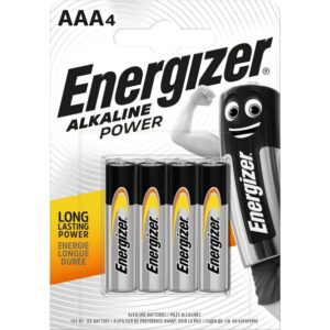 BATTERIE POWER LR03 AAA MINISTILO 1.5V ALKALINE 4PZ