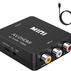CONVERTITORE DA RCA A HDMI 1080P MINI AV A HDMI COMPOSITO CVBS (AV2HDMI)