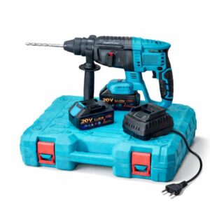 TRAPANO ELETTRICO A PERCUSSIONE CON DOPPIA BATTERIA 20V/21V (88VFMAX)