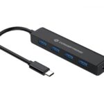 HUB USB 3.2 GEN 1 A 4 PORTE CON ALIMENTATORE (CTC4USB3)