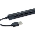 HUB USB 2.0 A 4 PORTE (HUBBIES05B)