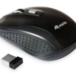 MOUSE NERO WIRELESS 4 PULSANTI (245104)