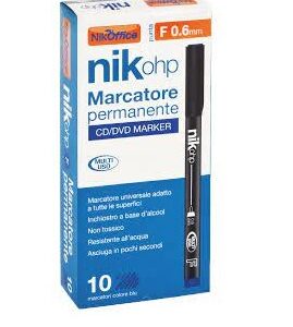 MARCATORE A PENNA OHP F 0.6MM NERO 20NIK148/1 (10 PZ)
