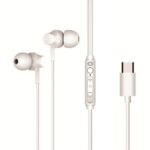 AURICOLARI BRENDAN03W IN-EAR CON CONNETTORE TIPO C - BIANCO