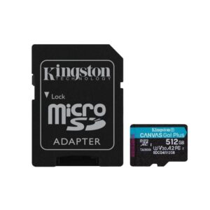 TRANS FLASH 512 GB CANVAS GO PLUS (SDCG4/512GB) CLASS 10