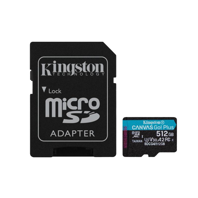 TRANS FLASH 512 GB CANVAS GO PLUS (SDCG4/512GB) CLASS 10