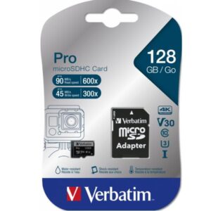 TRANS FLASH 128 GB U3 (47044) CLASS 10 (CON ADATTATORE)