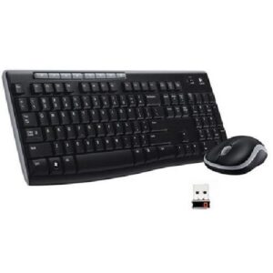 (OUTLET) KIT MK270 TASTIERA + MOUSE WIRELESS NERA