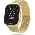 SMARTWATCH SWT-STC012 INK CINTURINO ACCIAIO MESH GOLD / CASSA ALLUMINIO