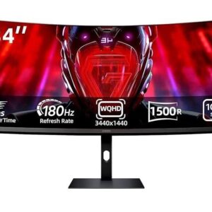 MONITOR 34" GAMING G34WQI 2026 LED QUAD HD 3440X1440 CURVO