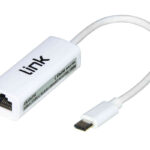 ADATTATORE USB-C MASCHIO / CONNETTORE RJ45 FEMMINA PER RETI GIGABIT 10/100/1000 (LKADAT82)