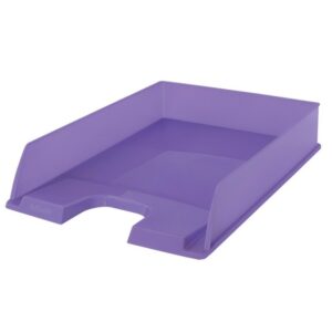 VASCHETTA PORTA DOCUMENTI/CORRISPONDENZA DA SCRIVANIA A4 VIOLA LAVANDA