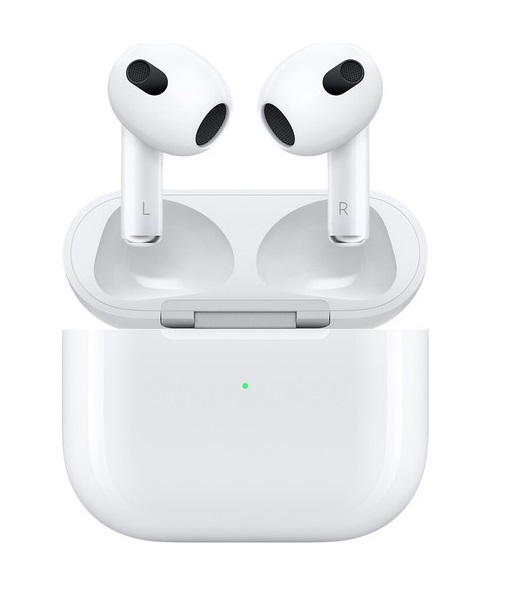 AURICOLARI AIRPODS 3A (TERZA GENERAZ.) MPNY3ZM/A BIANCO CON CUSTODIA DI RICARICA LIGHTNING