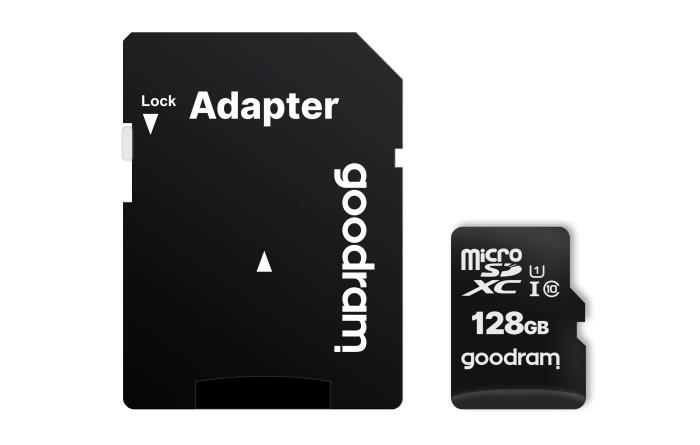 TRANS FLASH MICRO SDXC 128 GB CLASS 10 CON ADATTATORE (M1AA-1280R12)
