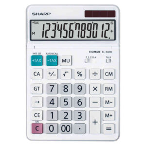 CALCOLATRICE SH-EL-340W BIANCO