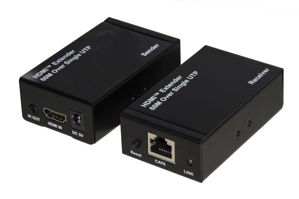 ESTENSORE DI LINEA HDMI CON CAVO DI RETE CAT5E/6 FINO A 60 METRI 4K (LKEXT163)