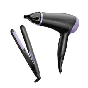 KIT ASCIUGACAPELLI 2000W E PIASTRA PER CAPELLI D3016GP